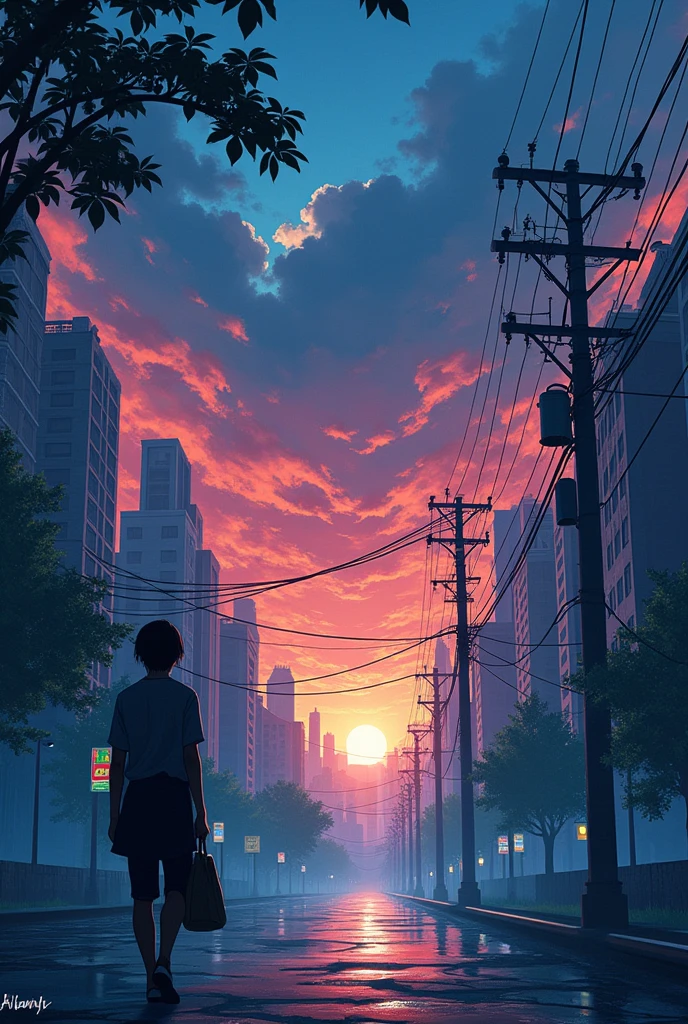 6-part comic against social violence anime