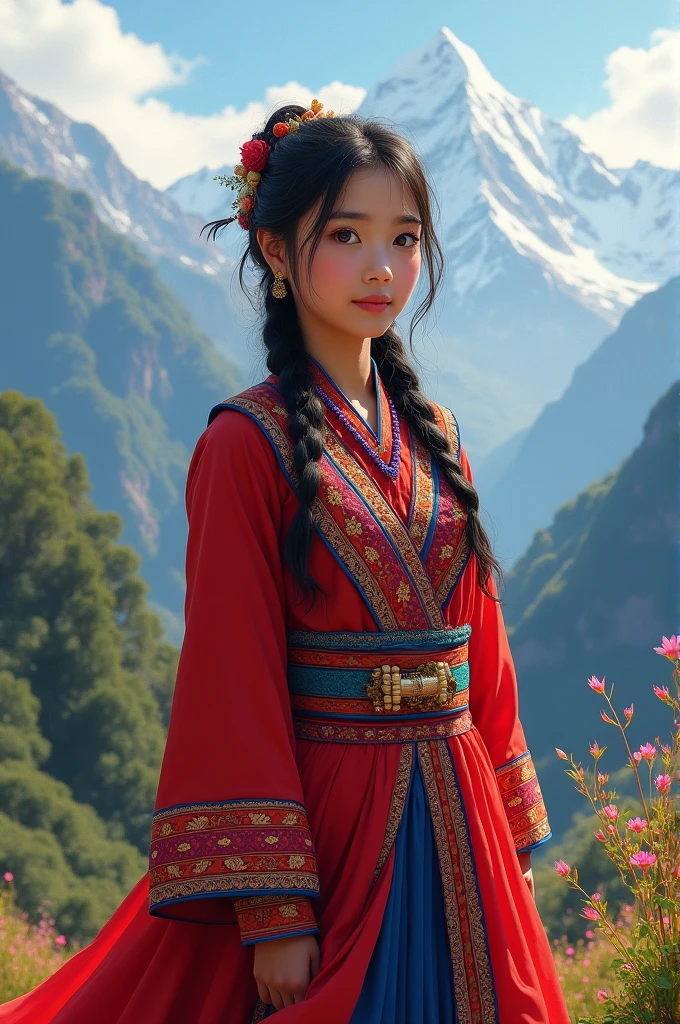 19 year nepali girl full dress