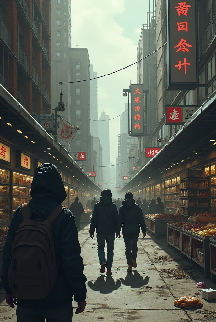 Monday? More like a day of survival. Supermarkets become fortresses, and every item counts: takeout, water, and ammunition.