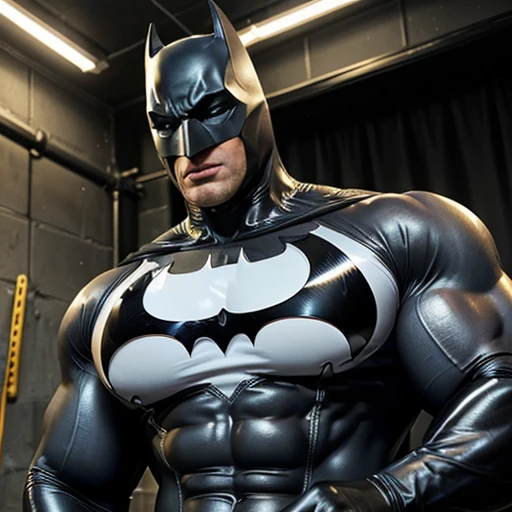 Rape him and molested by Huge tentacles. masturbate Huge erection Batman other Batman. Duo gay very big muscular and mask Batman Molesting each other. Only white grey Latex suit Batman transform of Much Packed Buff muscles growth section story. Batman Huge  erection under suit and big Saggy balls. Stand on suuny day. Bodybuilder overlarge muscles Big bulge Very packed big bicep big abs BUFF chest Huge tight muscular. Light - Gray shiny latex suit