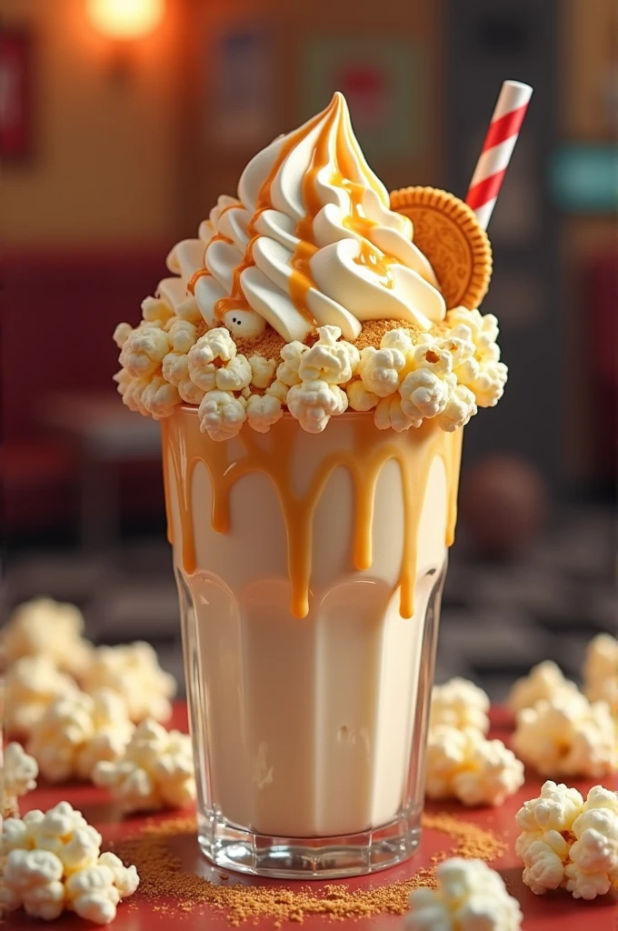 Milkshake popcorn