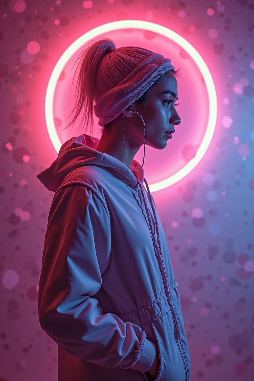a collage of mixed media elements, abstract background, minimalistic, monochromatic, graphic design, creative composition, unique perspective, striking visual impact, intricate textures, bold lines, geometric shapes, clean aesthetic, beautiful balance, dynamic layout, visually compelling