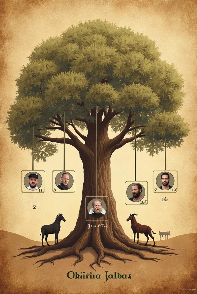 Can you create a family tree for me and in it you can put Abraham to the sons of Jacob, make it really nice and creative?