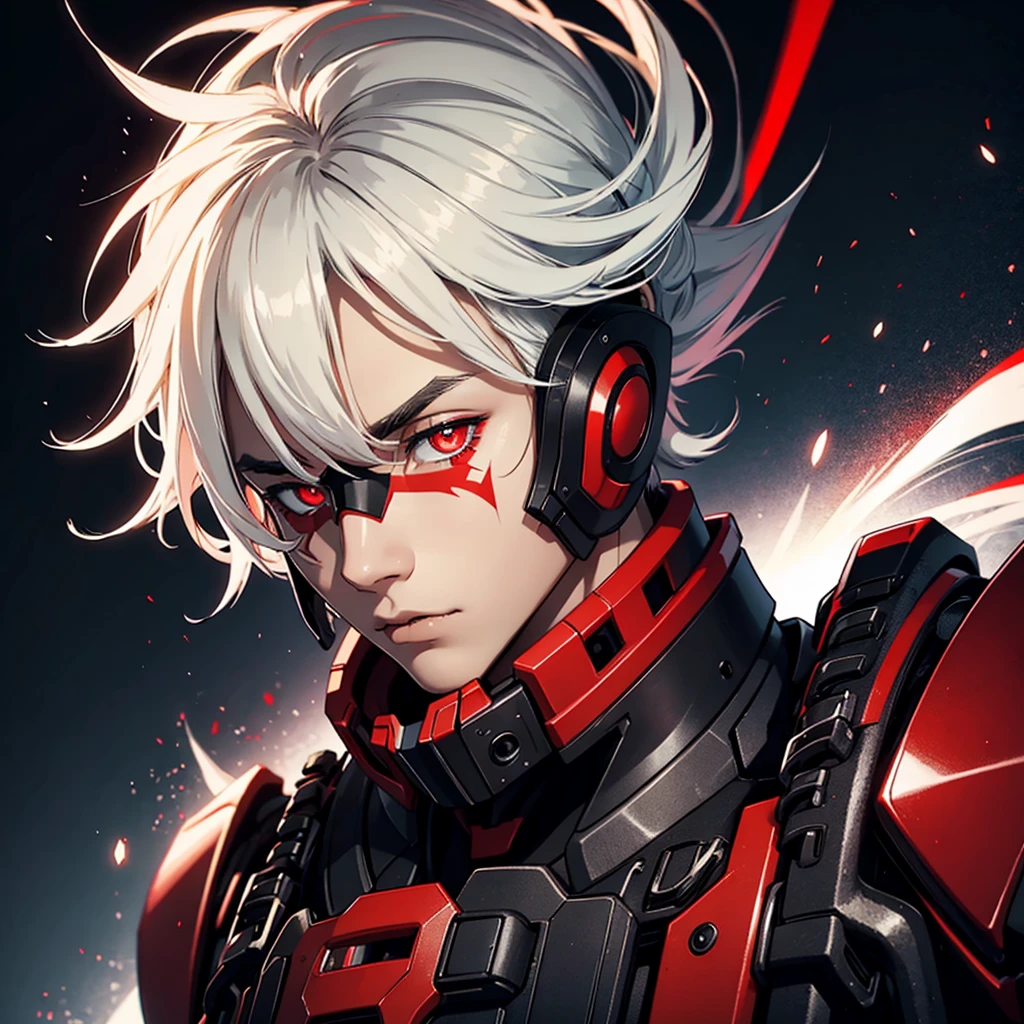 Ken Kaneki looks like Deadpool, 2D anime style, --auto --s2