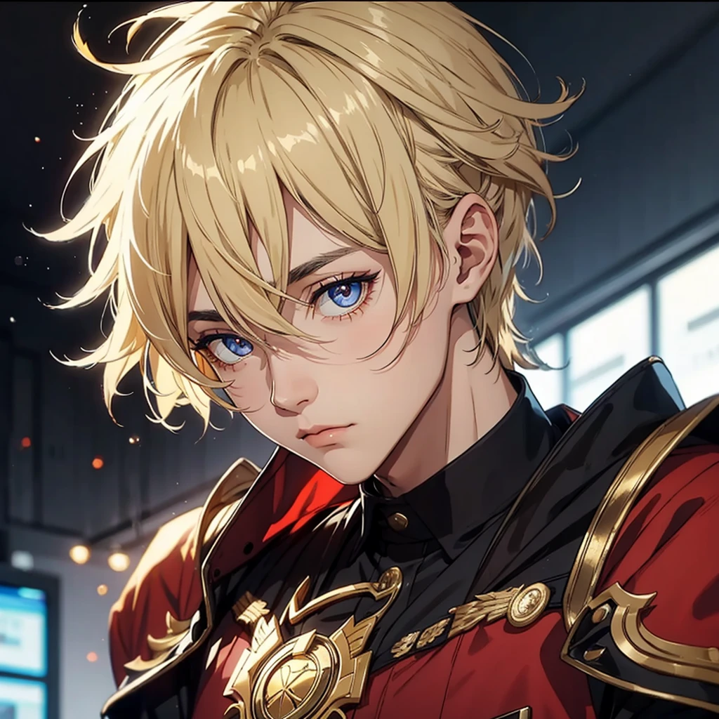 Young man with eyes as black as the night sky