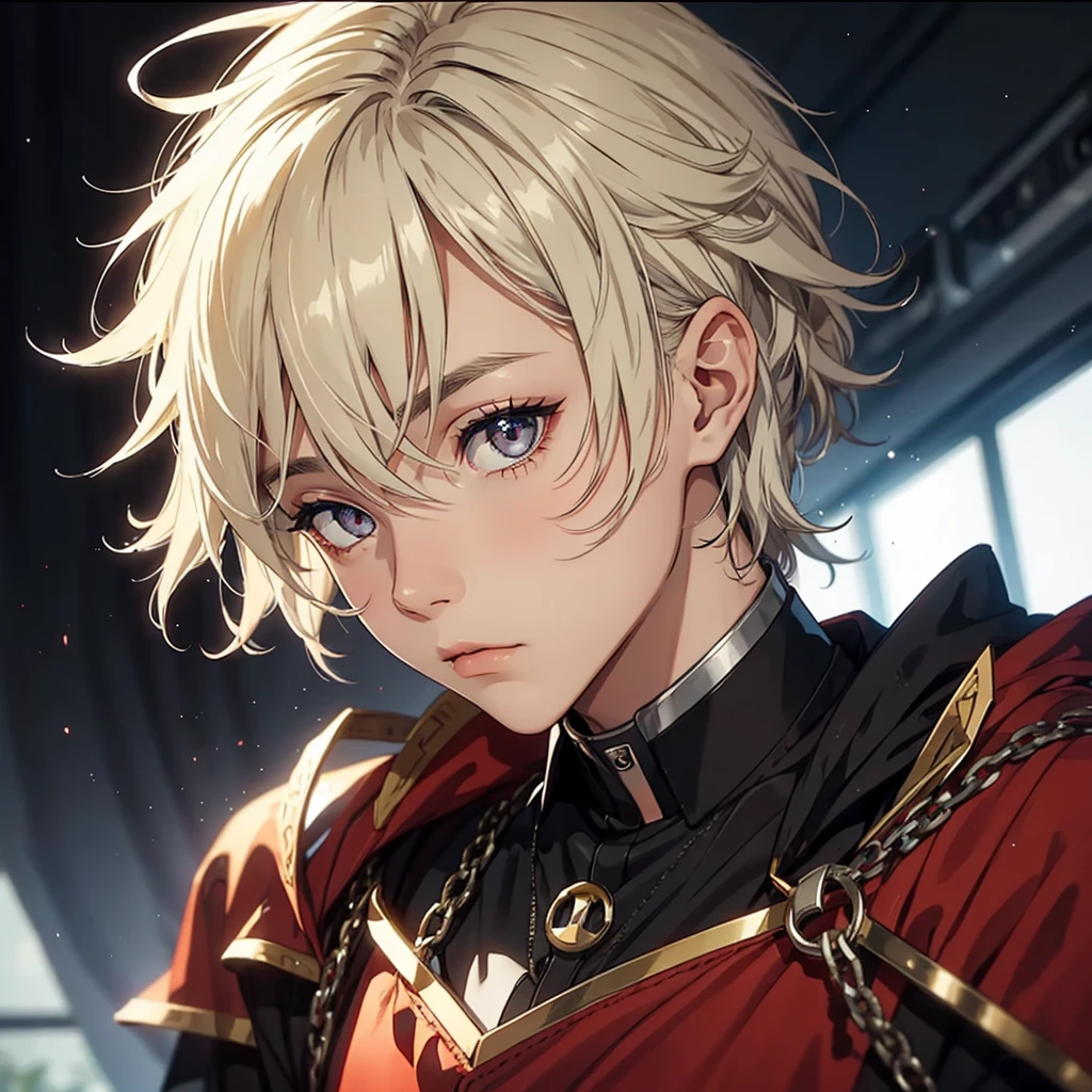 Young man with eyes as black as the night sky