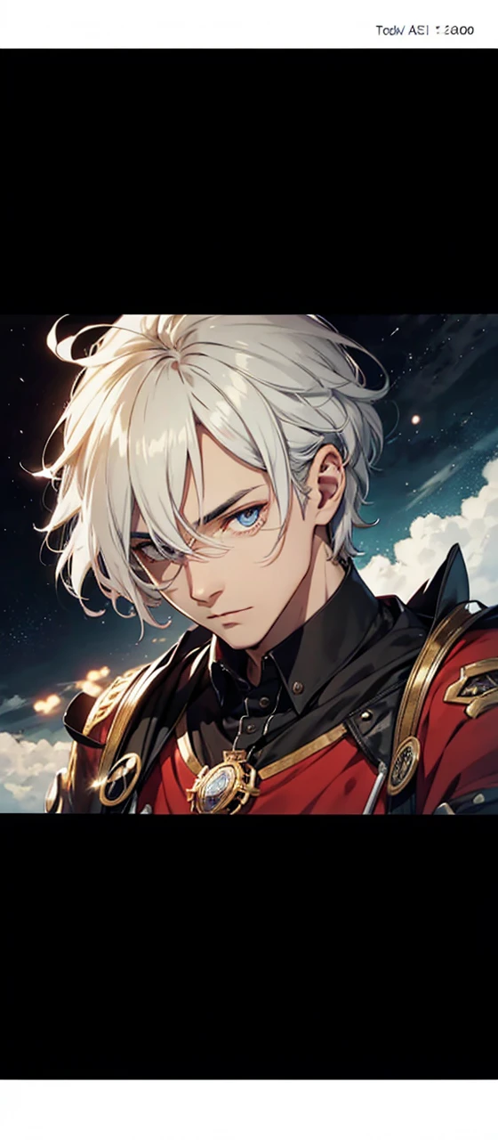 Mature man with eyes as black as the night sky