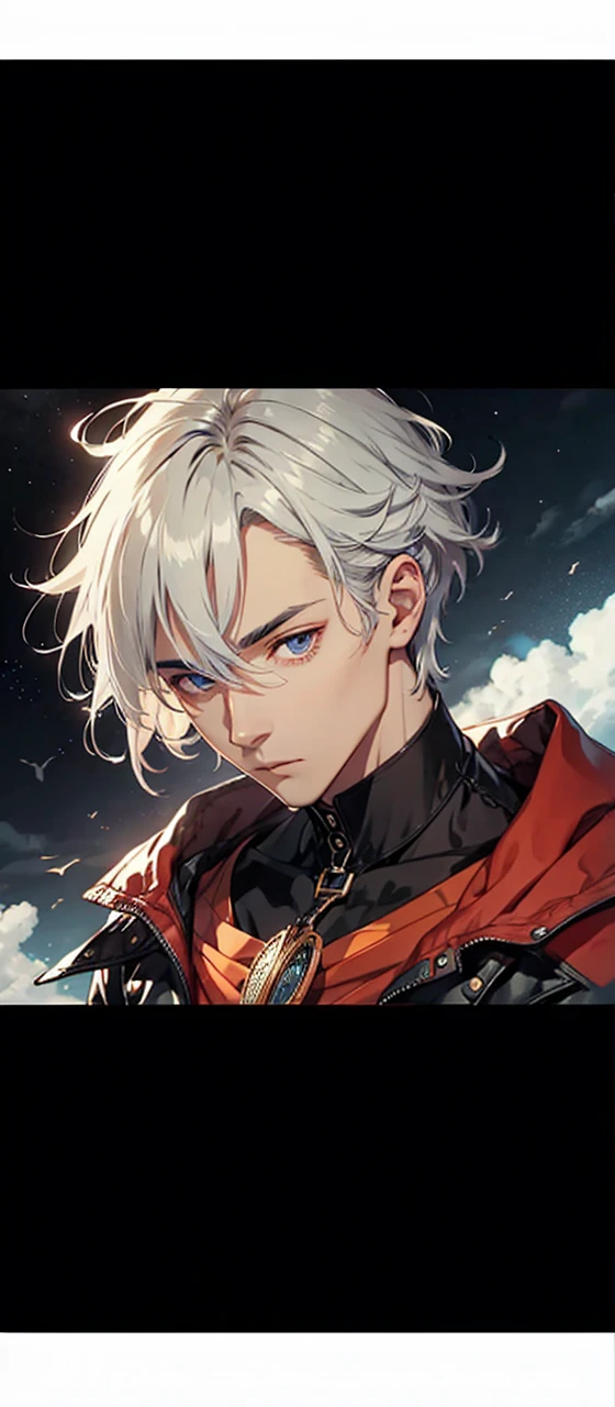 Mature man with eyes as black as the night sky