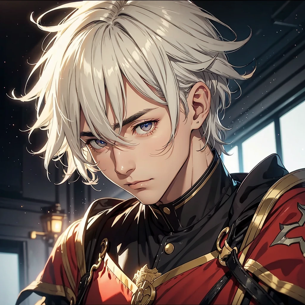 Mature man with eyes as black as the night sky