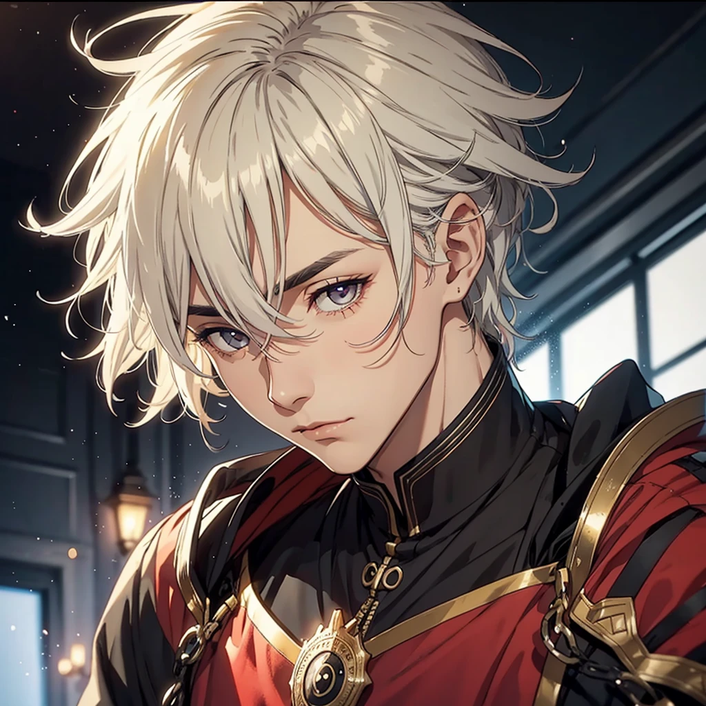 Mature man with eyes as black as the night sky