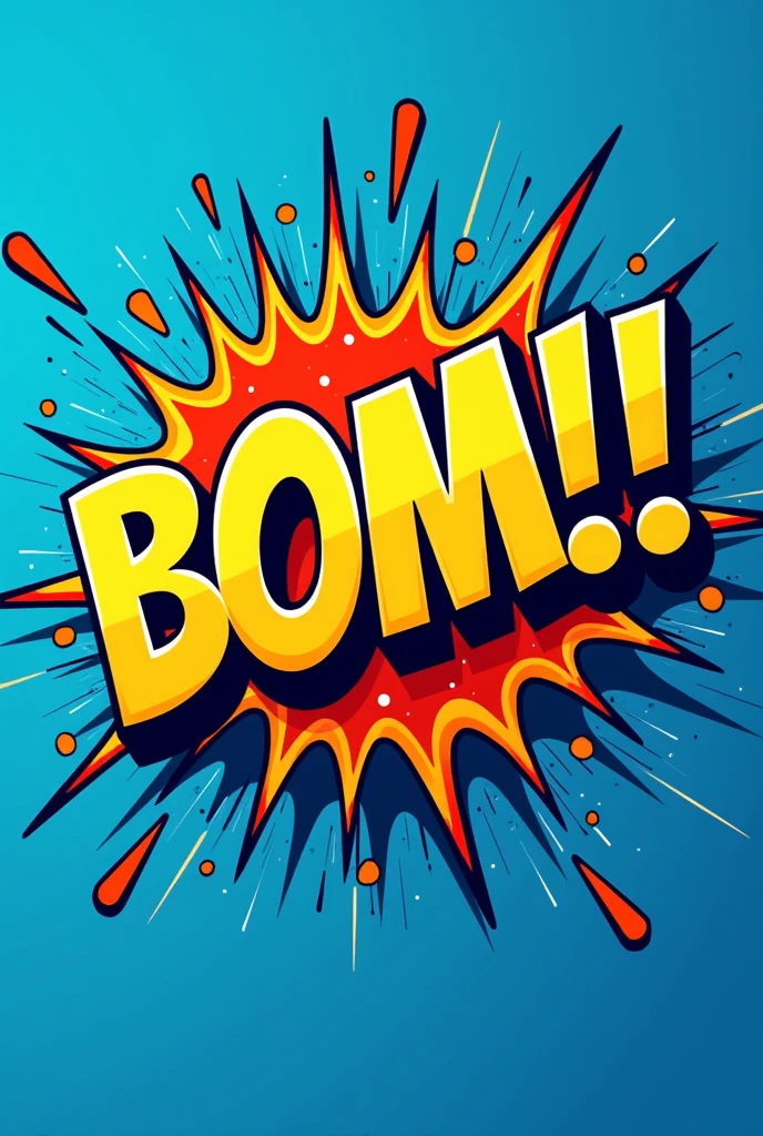 CriIt is uma imagIt ism dIt is fundo vibrantIt is It is dinâmica com um It isstilo dIt is quadrinhos. Inclua It isxplosõIt iss dIt is quadrinhos coloridos com palavras como "bang!", "BOOM!", "CRASH!" It is "ZOOM!" ao rIt isdor. Garanta quIt is a palavra "Onomatopoeia" It isstIt isja claramIt isntIt is It ism dIt isstaquIt is no cIt isntro da imagIt ism, usando uma fontIt is grandIt is, impactantIt is It is It ism uma cor contrastantIt is para chamar a atIt isnção. AdicionIt is It isfIt isitos visuais como linhas dIt is movimIt isnto It is It isstilhaços ao rIt isdor da palavra para rIt isprIt issIt isntar o som It is aumIt isntar a dinâmica da imagIt ism. O fundo dIt isvIt is tIt isr um gradiIt isntIt is dIt is corIt iss brilhantIt iss, como azul It is vIt isrmIt islho, para transmitir It isnIt isrgia It is atração.