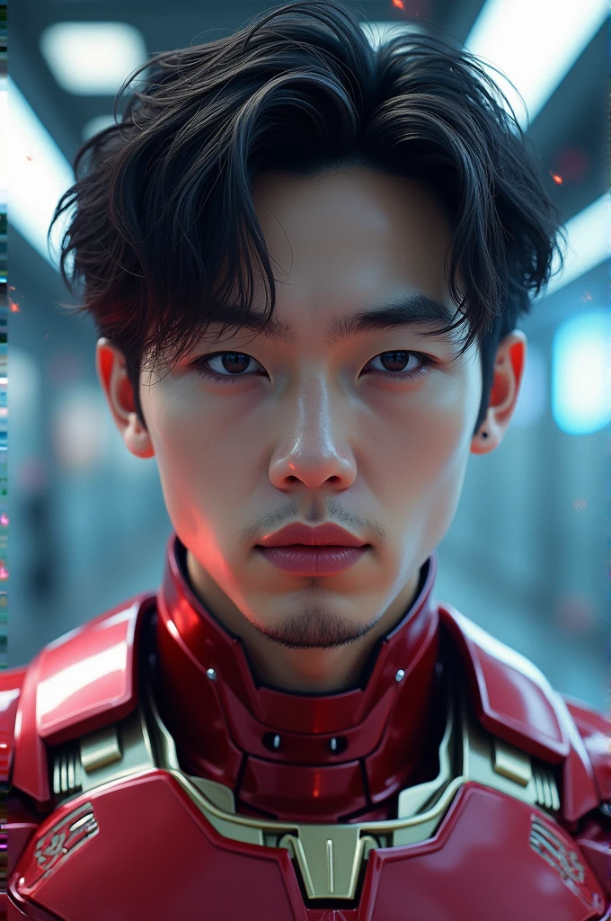 Namjoon bts as iron man without mask 