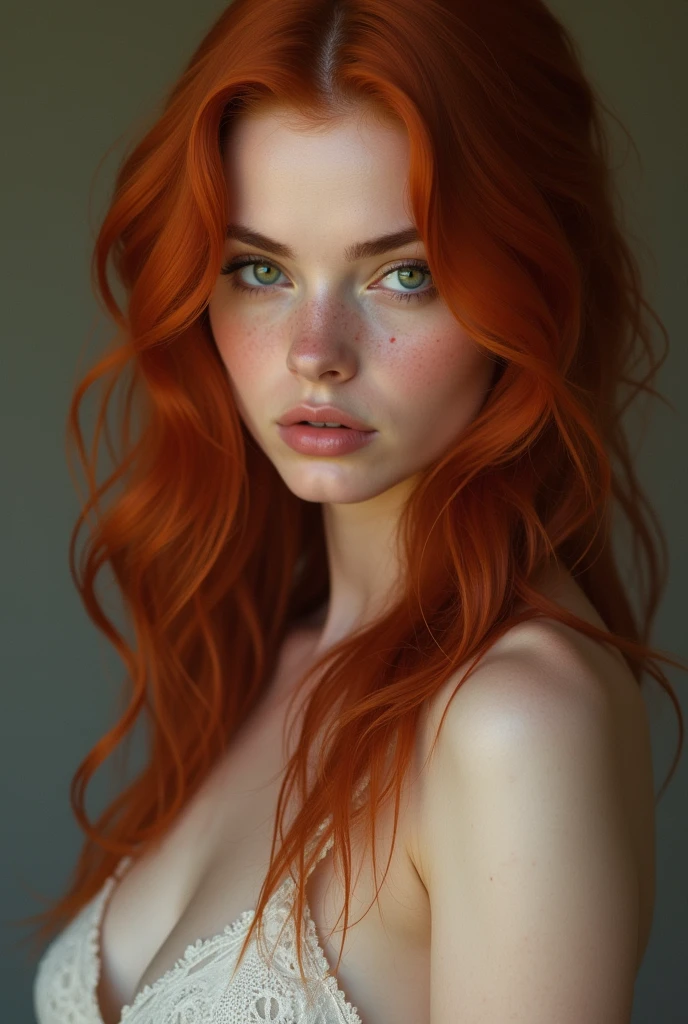 naked redhead