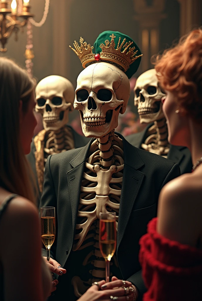 Skulls at a party