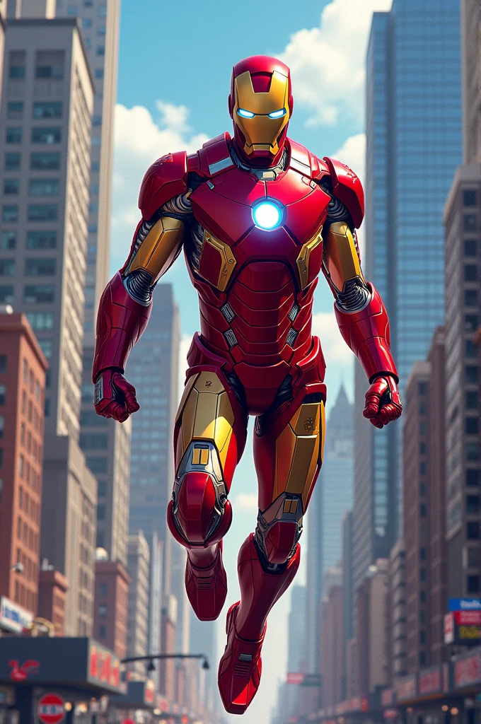 RM BTS as Iron Man Marvel Comics version