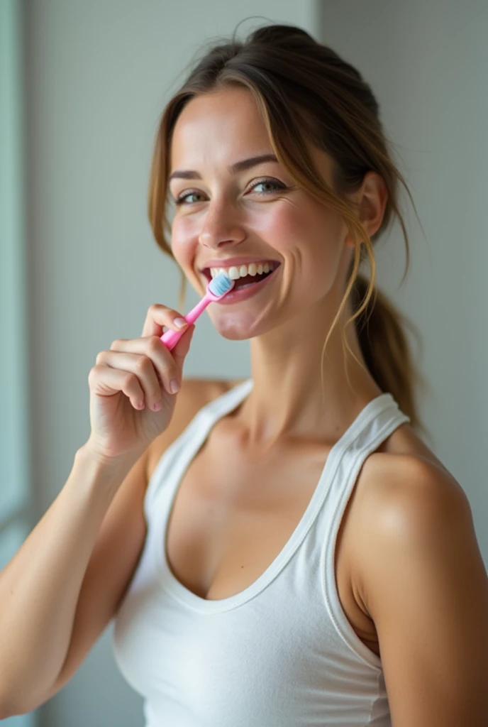 Brushing your teeth