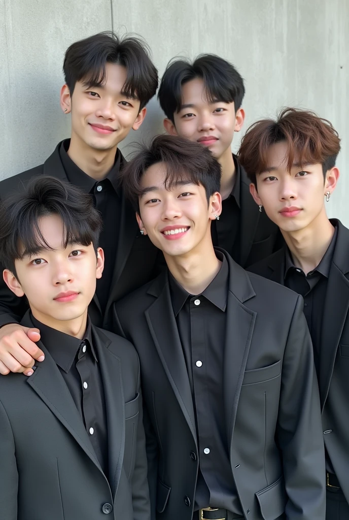 Create photos k-pop group boys 3