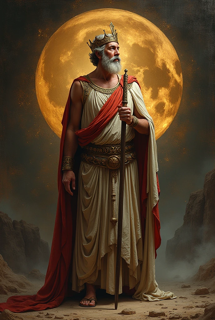 Generate an image that represents the chapter "King Oedipus" of the tragedies of Sophocles