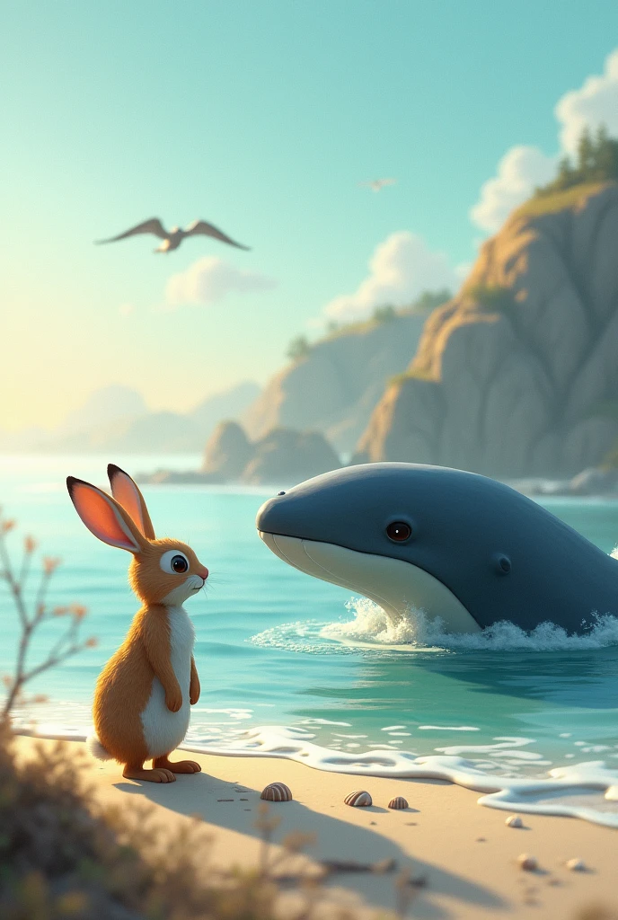 Rabbit and whale cross