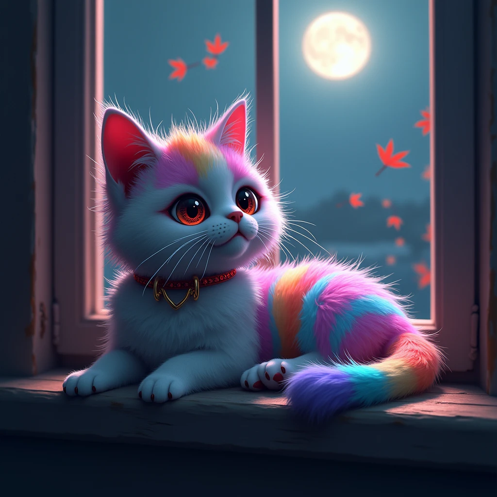 crazy gothic vampire rainbow pastel cat familiar creature good and kind #rainbowangelicwings #rainbowshineeyes #redrudysparklecollar #inthemoonlightlayingonawindowceel #snugglingupnextthethewindowceel #magical #fantasyfairytale #enchanted #hd #movie #thecharmedmovie #bulerainboweyes #glitterinfurr #3dfantasy #rainbowrleafeshittingspring #darkfantasywitchyhour #vampurictheme
#rainbowpastelcat