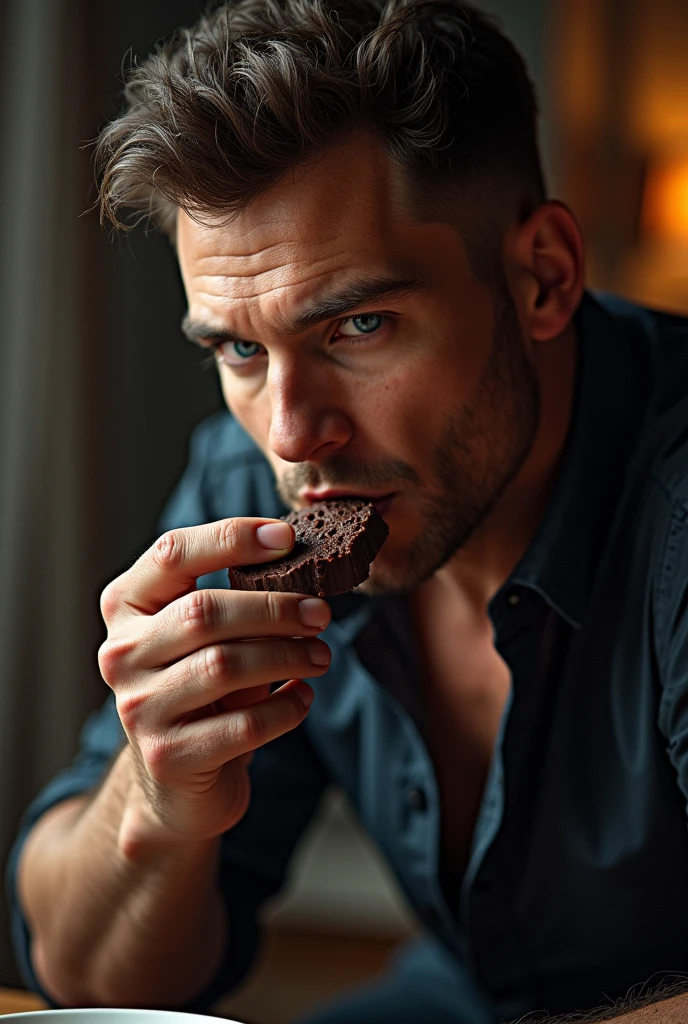 Homelander with homemade chocolate

