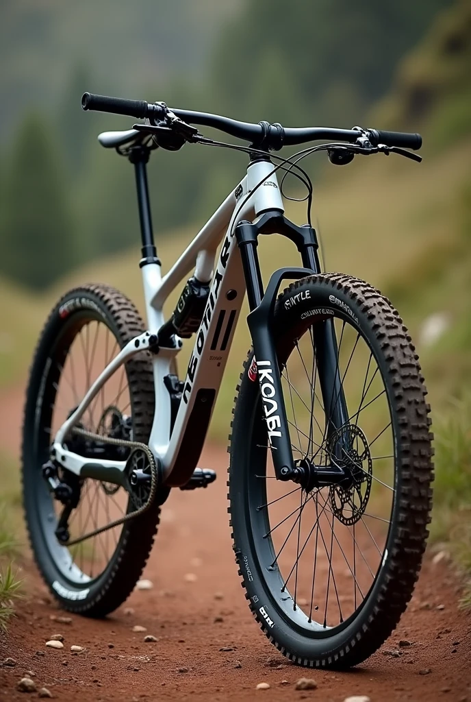 Bike MTB absolute Nero 3, cor branco 

