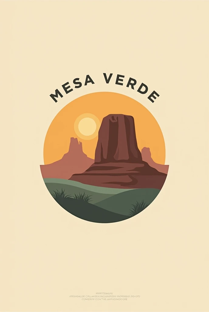 A logo for a sustainable social project called mesa verde

