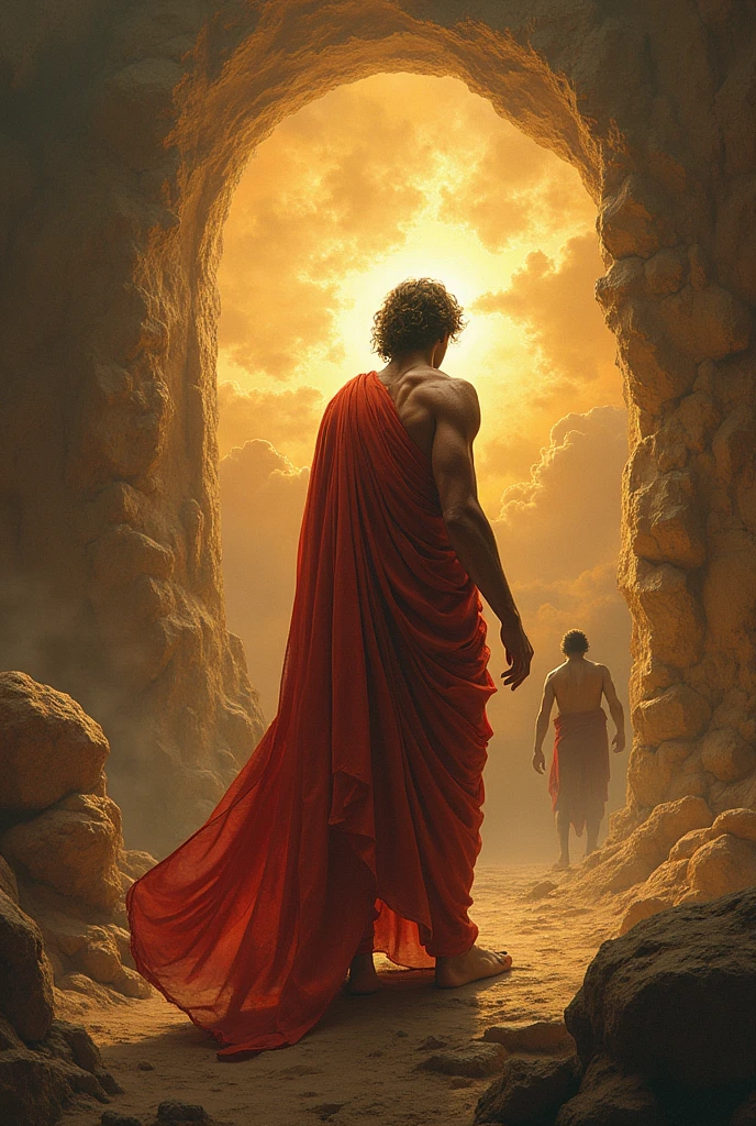 Hercules before Prometheus, rescue from captivity