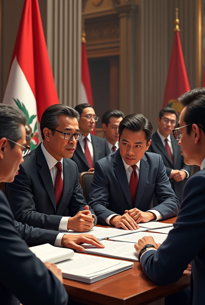 The executive branch must implement the law made ( Peru)