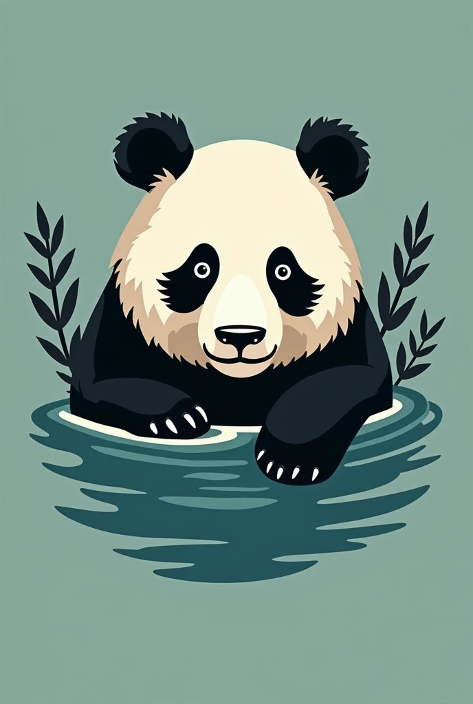 create a logo for a company that want to protect river pandas
