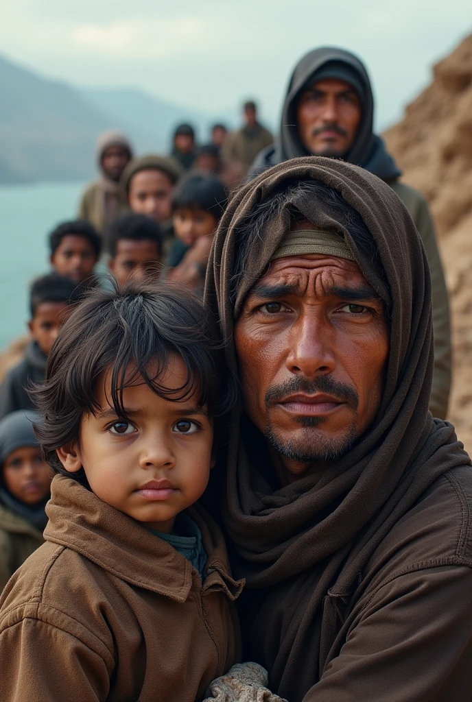 An image that represents immigrants and refugees