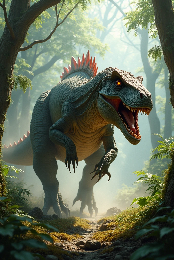 Dinosaur running