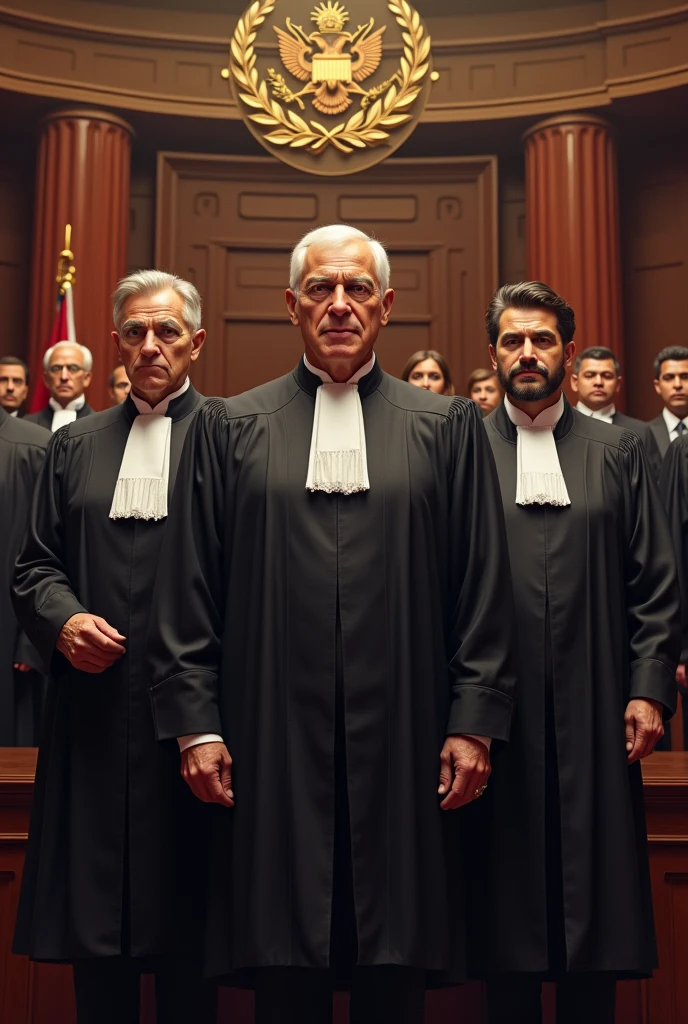 the executive power, the legislative and the judicial (Peru,most current)