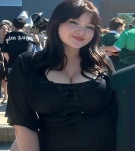 arafed woman, very very low quality picture, she has black hair with bangs, 19-year-old girl, profile pic, she has a jiggly fat round belly, low quality photo, low quality grainy, wearing bra,  she has a jiggly fat round belly, thicc, her belly button is exposed, Big tits, huge tits, no clothes, sexy, cute, wide hips, thick thighs, pear-shaped body, minimal clothes, thick, bbw, chubby stomach, thick nipples, nipple piercings, large areola, hard nipples, piercing through shirt, nipples hard through shirt, busty, major cleavage, naked, ripping through top, spilling over sides, bra too tight, giant , extra wide hips, fat stomach, fat bbw, chubby, jiggly and round belly, fat bbw, upper body zoom, fat stomach, upper body zoom, naked  and wide belly, underwear, no pants, from above