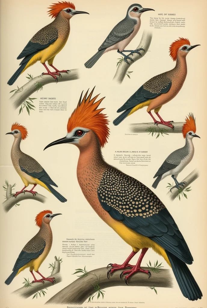 Present detailed visuals showcasing the eradication of birds like the hoopoe, known for preying on rodents and pilfering food and ornaments.