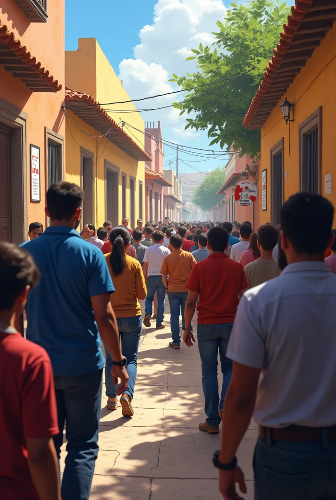 Citizens elect their representatives and express their opinion of the government.  (Peru, votes)