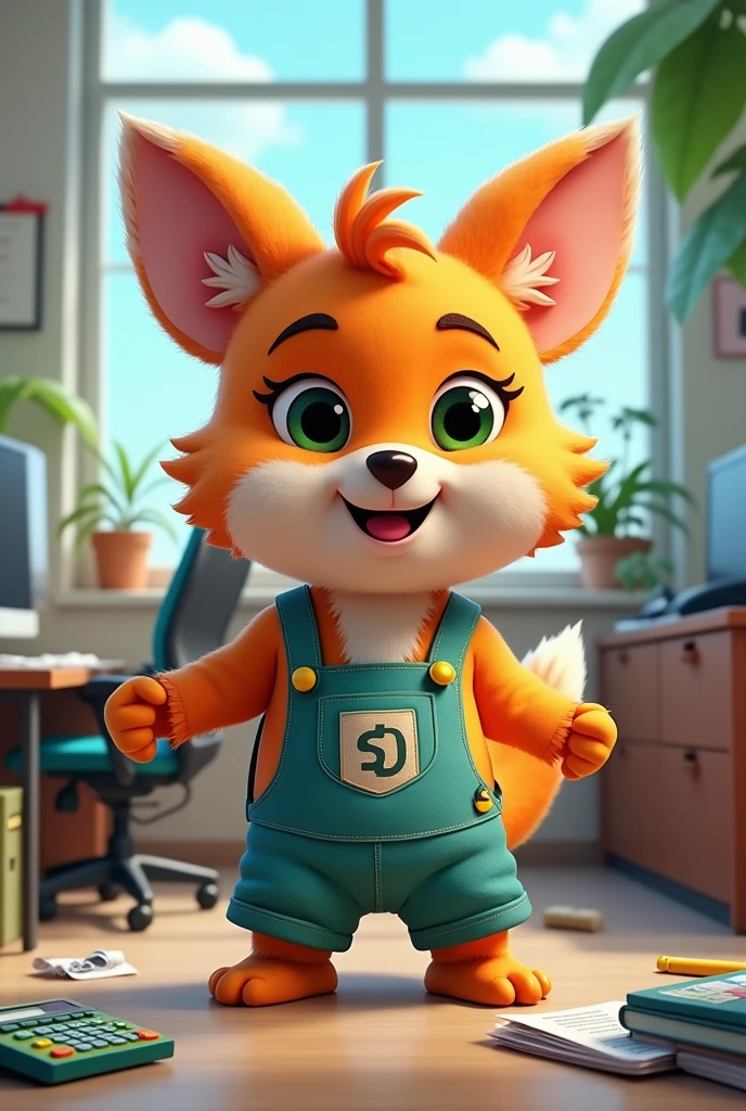 A tax education mascot in the form of an animal 