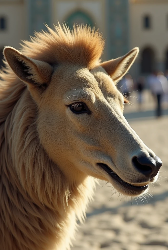 Provide high-resolution images of diverse animals specified by the Prophet, even within the sacred precincts of the Grand Mosque.