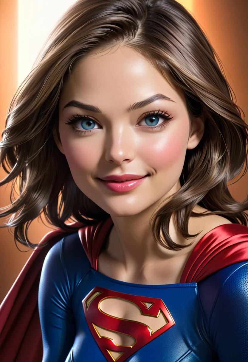 Kristin Kreuk as Supergirl, wearing sexy Supergirl costume, very beautiful, cleavage, (highly detailed skin: 1.2), beautiful smile, beautiful face, nippin, camel toe, highly detailed skin, skin pores, (highly detailed face:1.1), (highly detailed eyes:1.1), realistic pupils, full face blush, full lips, (perfect anatomy:1.1), (perfect proportions:1.1), (photography:1.1), (photorealistic:1.1), volumetric lighting, dynamic lighting, real shadows, (highres:1.1), sharp focus, daylight, (realistic, hyperrealistic:1.4), intricate, high detail, dramatic, subsurface scattering, vivid, polished, sharpened