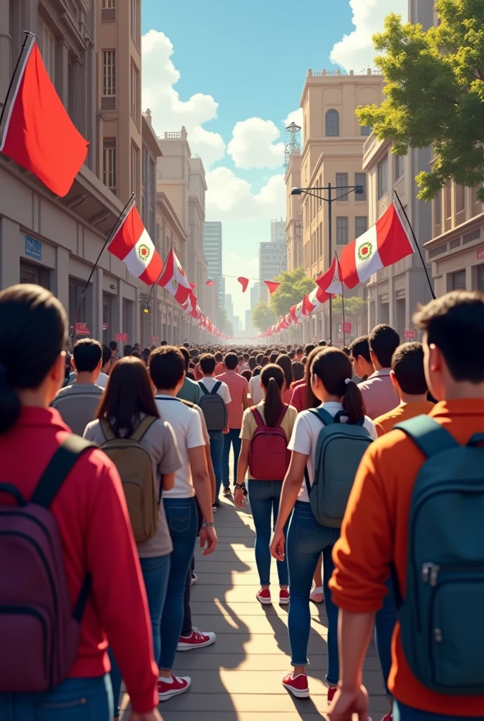 Citizens have the right to participate in the political process through voting. (Peru )