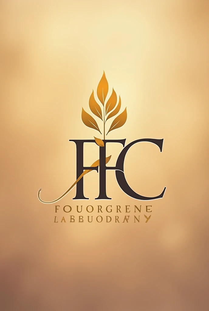 Create an isologo with the initials of FFC, which means Fragrance of Heaven Foundation, that is related to social assistance.