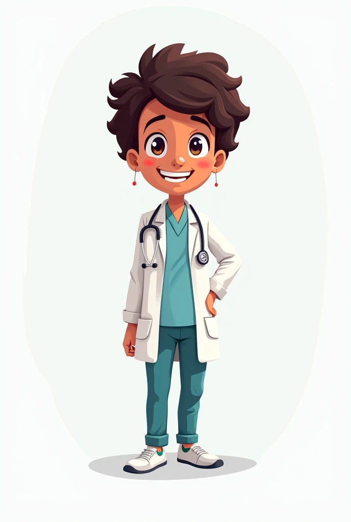 Animated doctor template for earrings