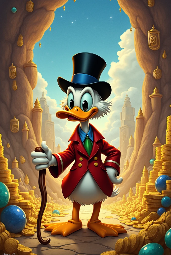 Reread the work of Dennis Esteven from Uncle Scrooge