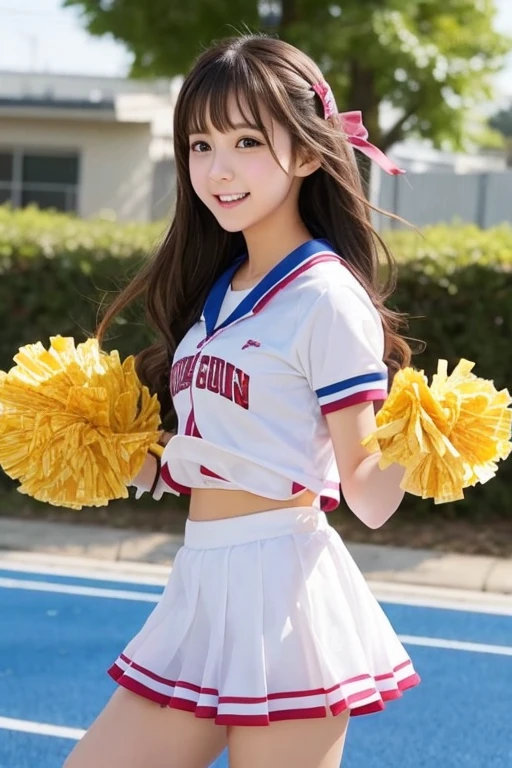 Cute Girls､high school girl､Cheerleader､See-through､Fluttering in the wind