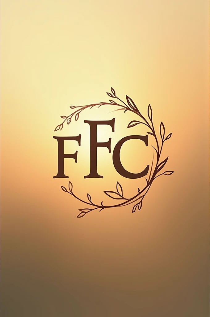 Create an isologo with the initials of FFC, which means Fragrance of Heaven Foundation, that is related to social assistance.