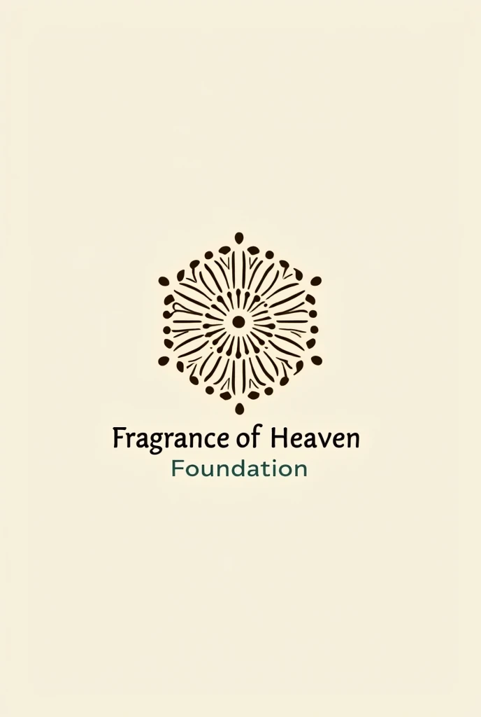 Create an isologo for the Fragrance of Heaven Foundation, that is related to social assistance.