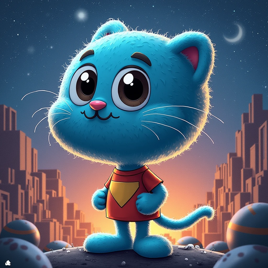 Create a powerful Gumball Watterson 