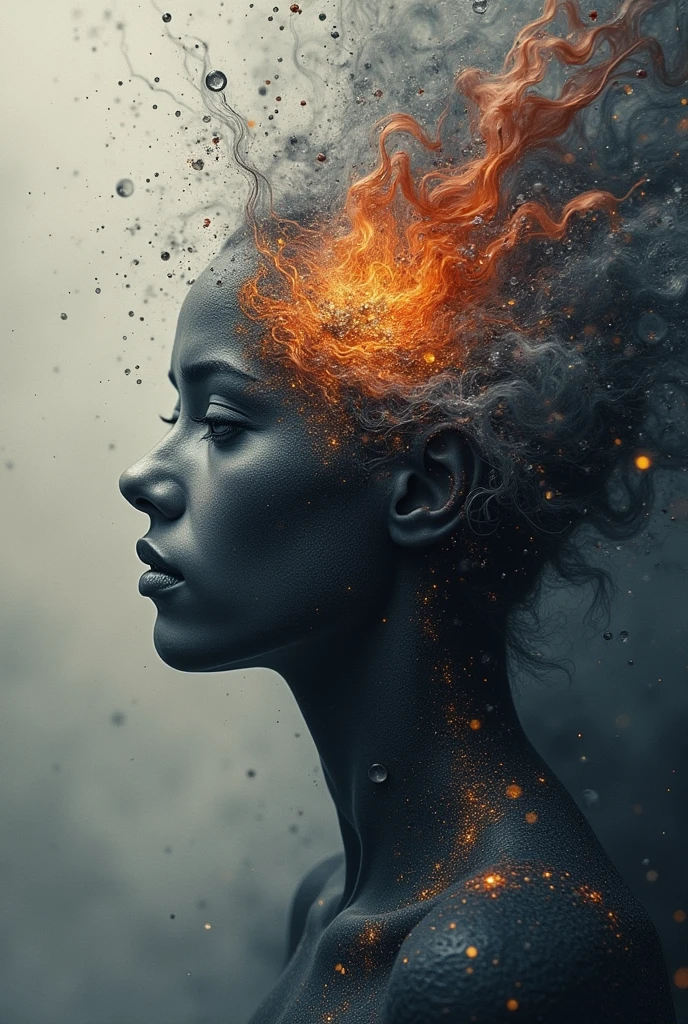 Psychic life is not composed of a multiplicity of elements that must be united, It is not a mosaic of juxtaposed sensations, but, from the beginning, a unit of continuously flowing cogitations, in all greys