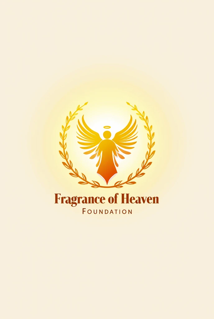 Create a logo for "Fragrance of Heaven Foundation", that it refers to social assistance for children with limited resources, that highlights joy, hope.