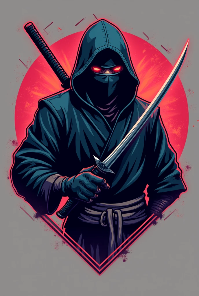 Uma logo de guilda ninja free fire